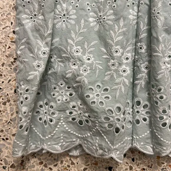 Antonio Melani Born on Fifth Amy green eyelet tiered dress 4 - Picture 8 of 8